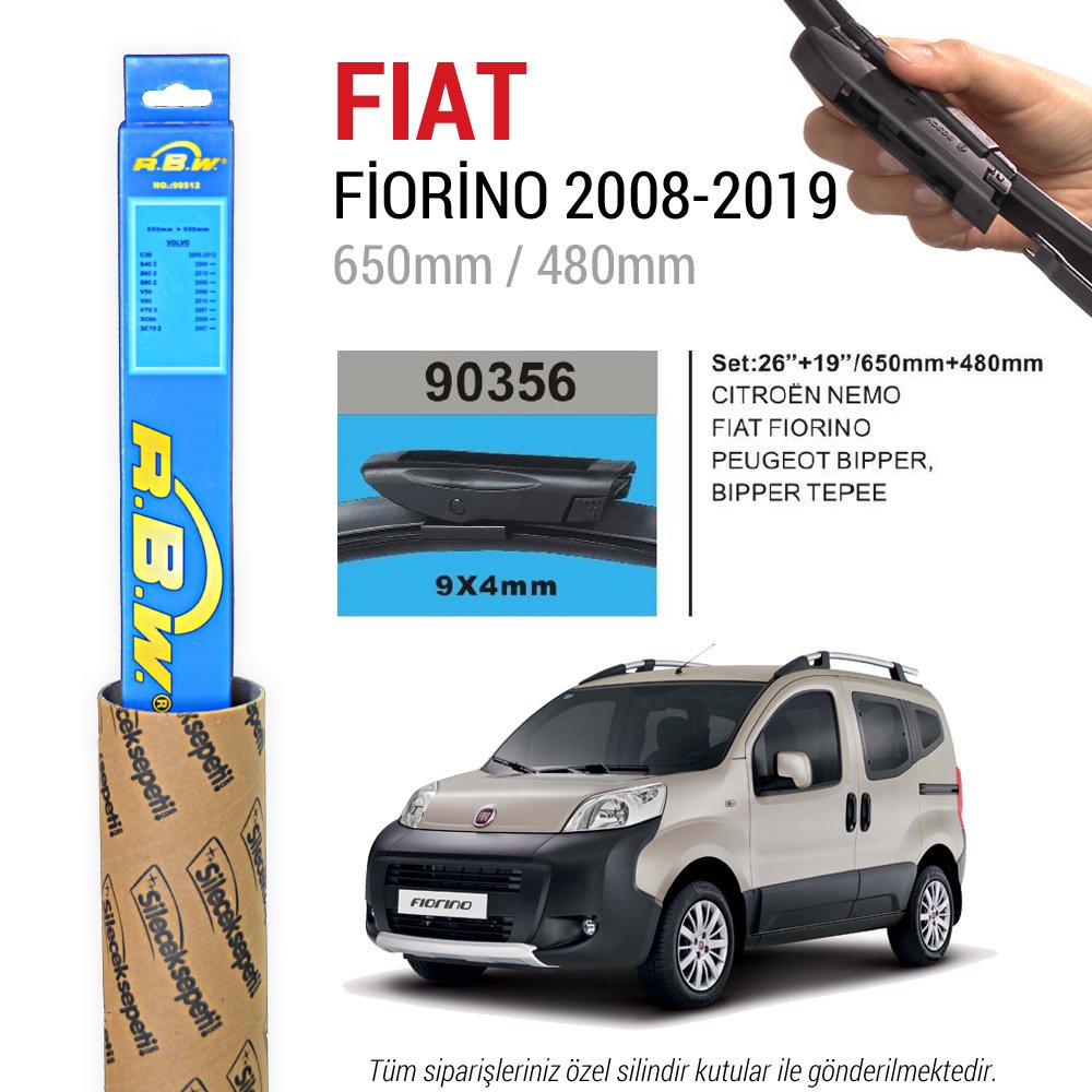 Fiat Fiorino RBW Muz Silecek Takımı (2008-2021)