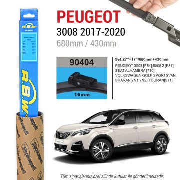 Peugeot 3008 RBW Muz Silecek Takımı (2017-2021)