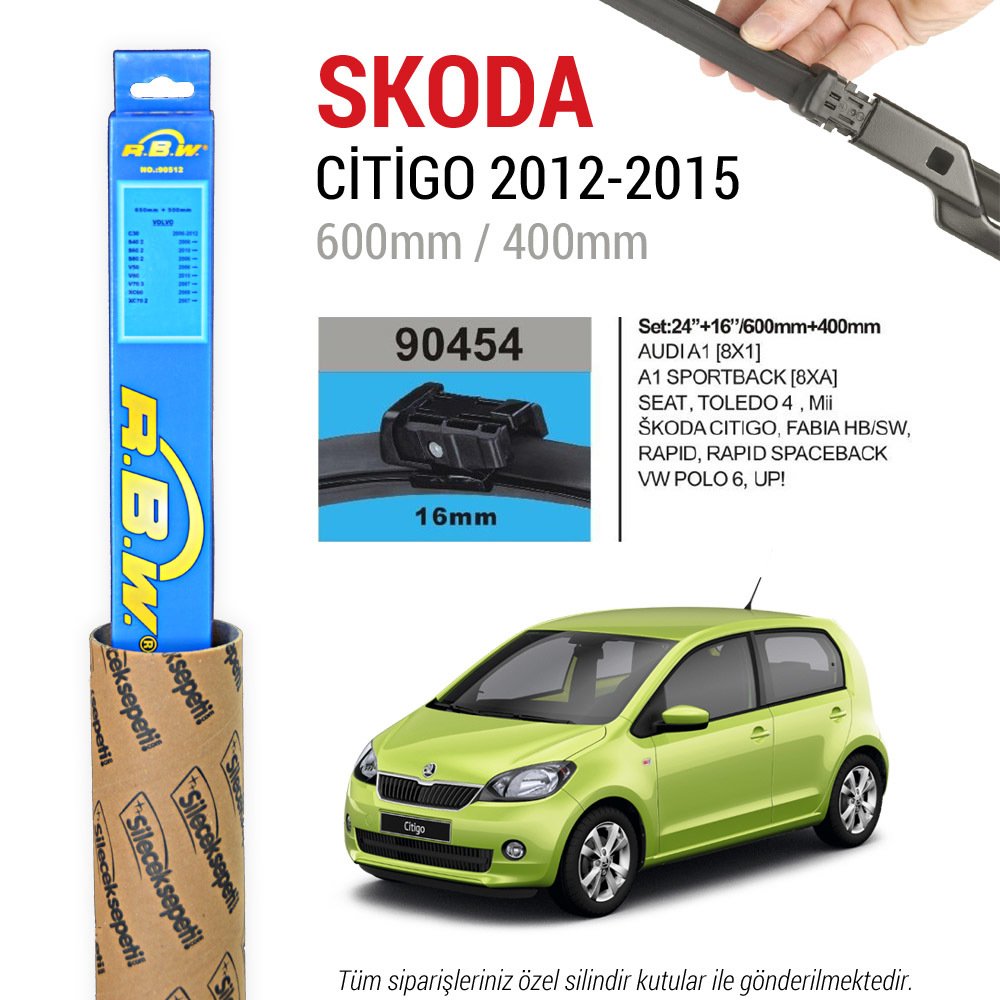 Skoda Citigo RBW Muz Silecek Takımı (2012-2015)