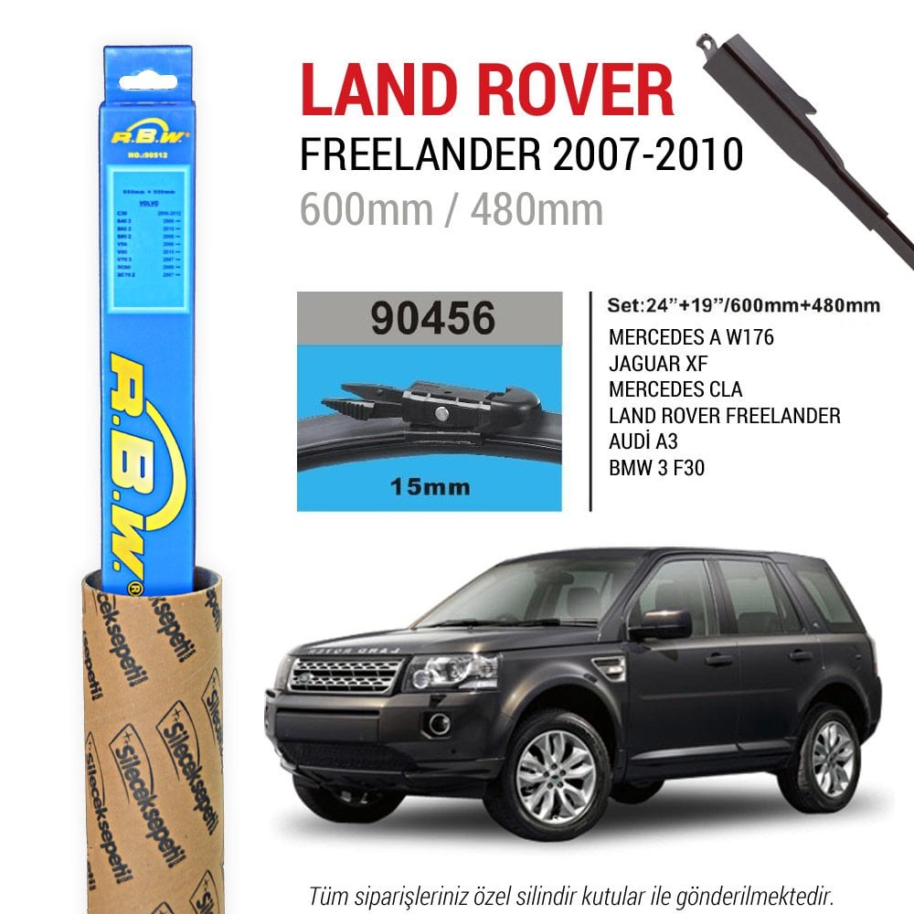 Land Rover Freelander RBW Muz Silecek Takımı (2007-2010)