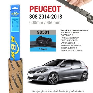 Peugeot 308 RBW Muz Silecek Takımı (2014-2021)