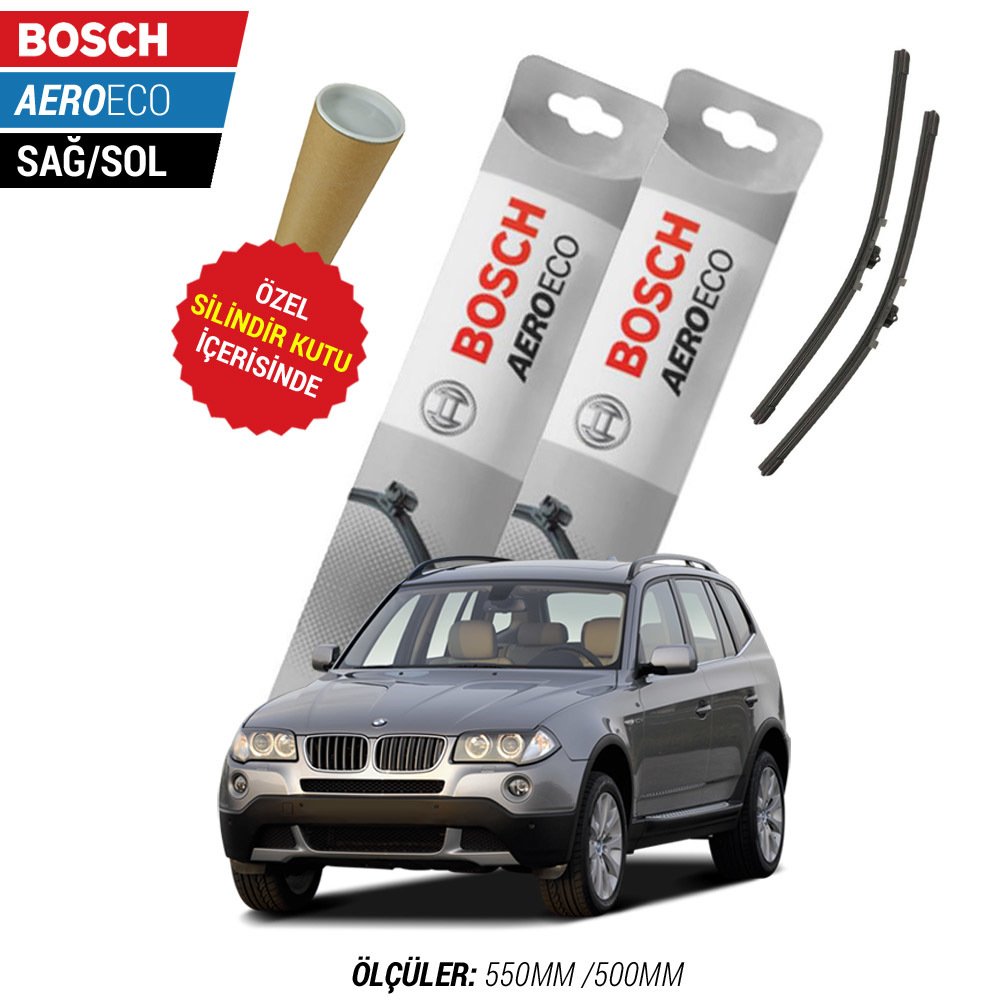 BMW X3 Silecek Takımı (2003-2010) Bosch Aeroeco