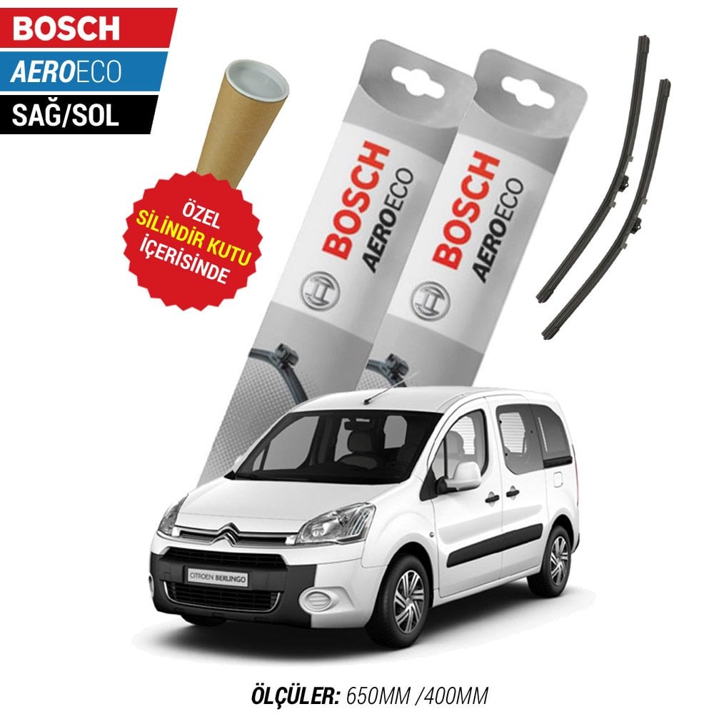 Citroen Berlingo Muz Silecek (2008-2018) Bosch Aeroeco