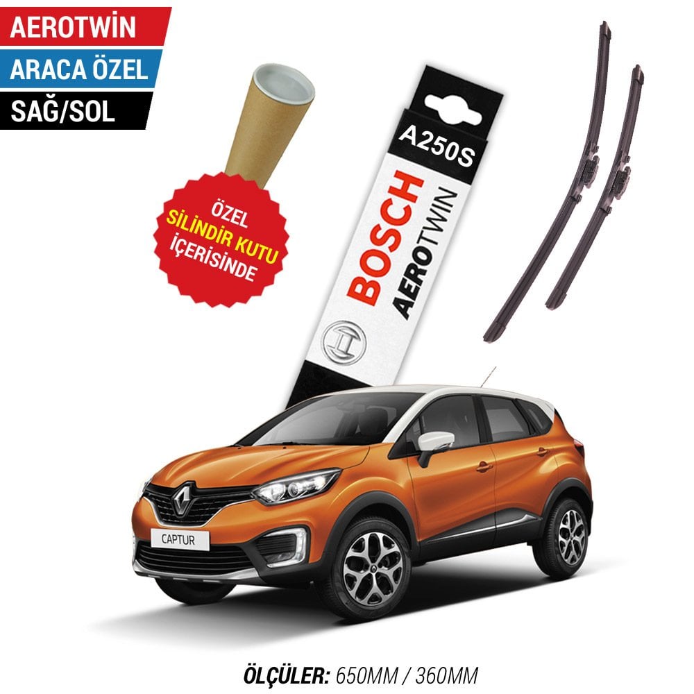 Renault Captur Silecek Takımı (2016-2019) Bosch Aerotwin A250S