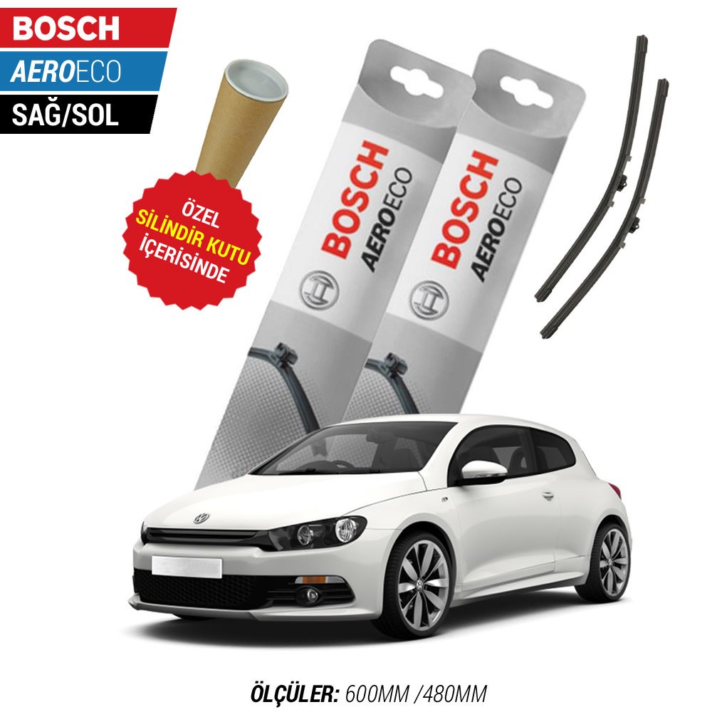 Volkswagen Scirocco Muz Silecek (2008-2014) Bosch Aeroeco