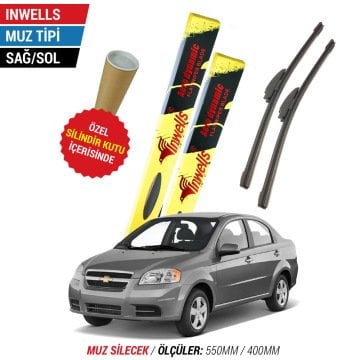 Chevrolet Aveo Sedan İnwells Muz Silecek Takımı (2006-2011)