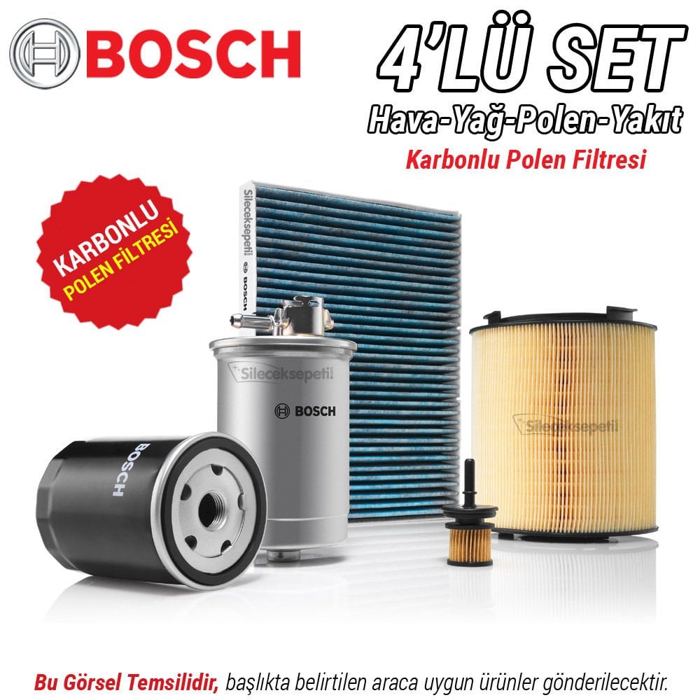 VW Passat 1.6 TDI Bosch Filtre Bakım Seti (2011-2014)
