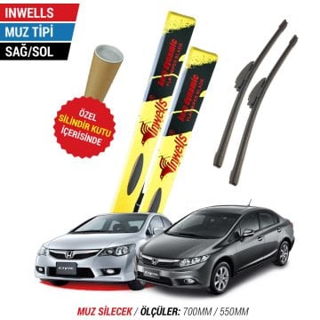 Honda Civic İnwells Muz Silecek Takımı (2006-2015)