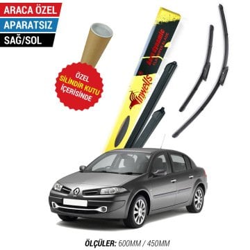 Renault Megane 2 İnwells Muz Silecek Takımı (2006-2009)