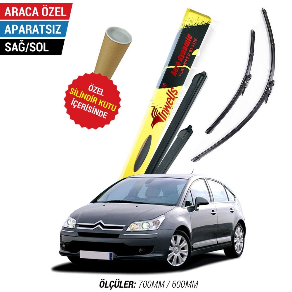 Citroen C4 İnwells Muz Silecek Takımı (2005-2009)