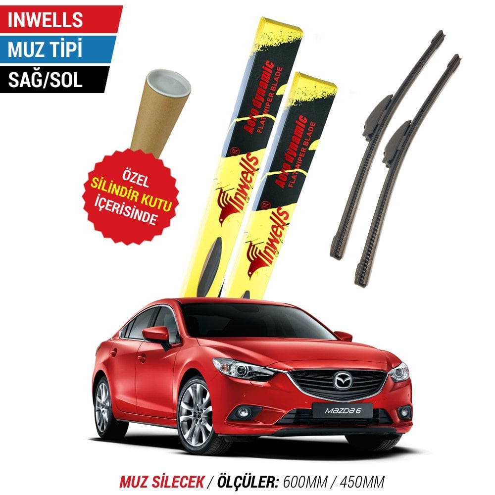 Mazda 6 İnwells Muz Silecek Takımı (2013-2015)
