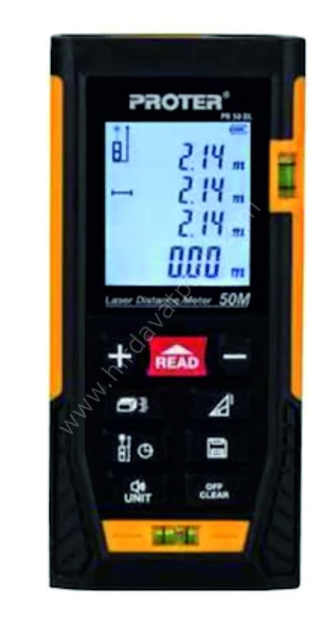 PROTER PR 50 DL LAZER METRE / 50 M (İÇ VE DIŞ MEKAN ÖLÇÜM)