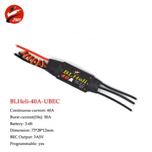 Zmr 40a Blheli Esc Fırçasız Motor Sürücü