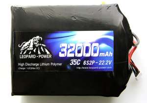 6s 32000mah 25C Lipo Batarya 22.2V Pil