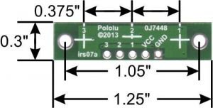 QTR-3RC Kızılötesi Dijital Sensör Devresi