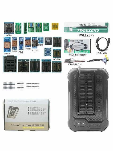 T48  USB Programlayıcı +27 Çevirici Adaptör