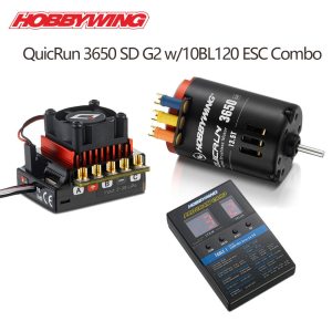 HobbyWing QuicRun 3650 sensörlü fırçasız Motor ,Esc ve Programlayıcı Combo Set