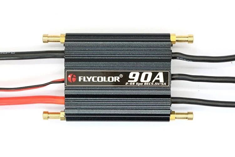 Flycolor Waterproof 90A 2-6S Brushless ESC 5.5V/5A BEC