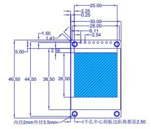 1.44 inch Oled   TFT LCD Ekran Modülü