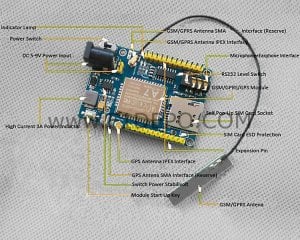 STM32 51MCU  A7 GSM GPRS GPS Modül