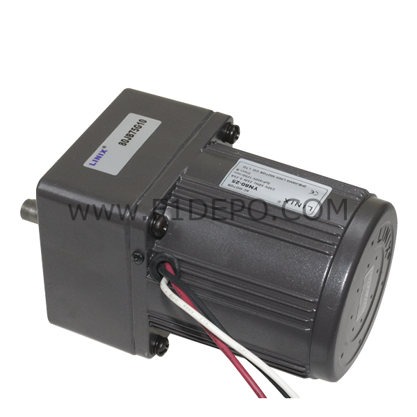 220V 17  Rpm 80mm Redüktörlü AC Motor 80jb75g