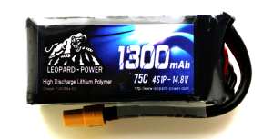 4s 1300mah 75C Lipo Batarya 14.8V Pil