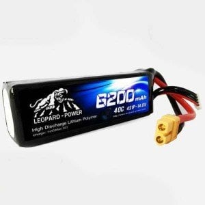 4s 6200mah 40C Lipo Batarya 14.8V Pil