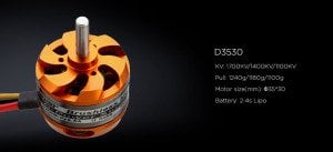 DYS D3530 1400 kv Fırçasız Drone Motoru