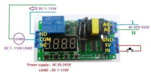 AC 220V Zaman Ayarlı Röle Modülü PLC Uyumlu IO23B01