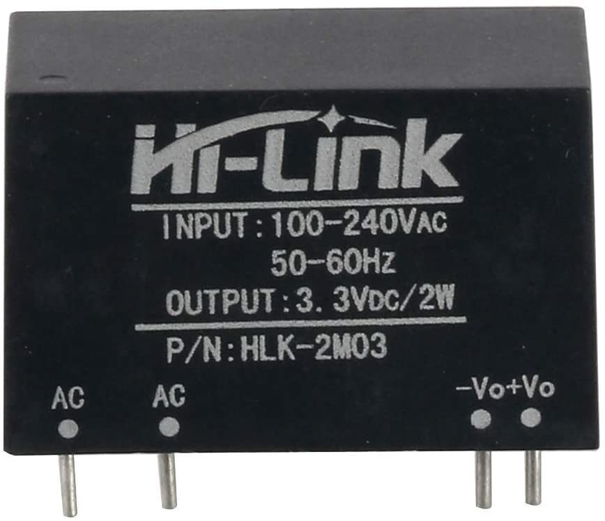 Hi-Link Ac 220v -Dc 3.3V Dönüştürücü 2W Güç kaynağı HLK-2M03  600Ma