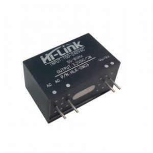 Hi-Link Ac 220v -Dc 3.3V Dönüştürücü 2W Güç kaynağı HLK-2M03  600Ma