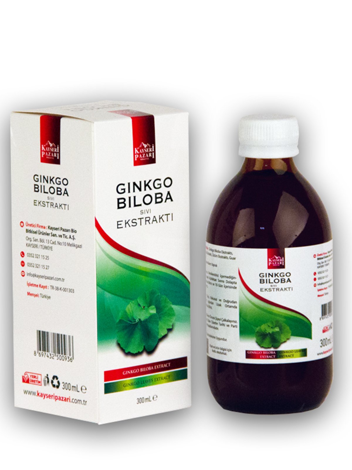 Ginkgo Biloba Sıvı Ekstraktı 300 ml