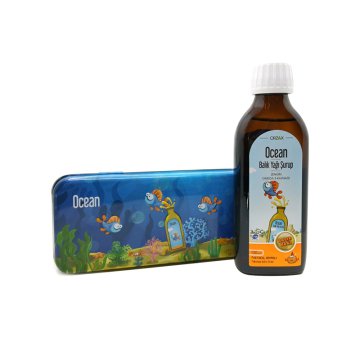 Ocean Portakal Aromalı Balık Yağı Şurubu 150 ml Kalem Kutusu Hediye