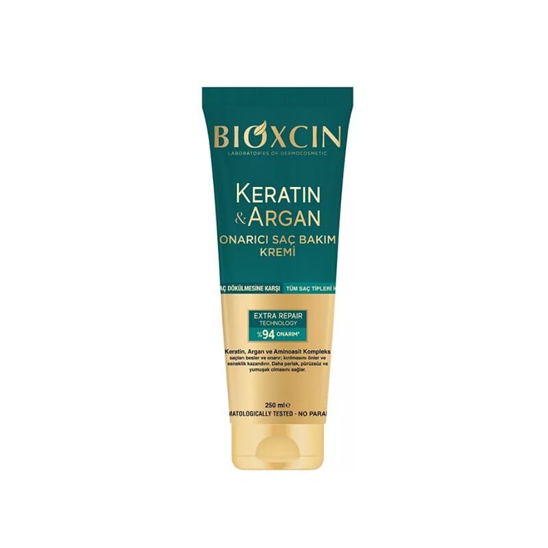 Bioxcin Keratin ve Argan Onarıcı Saç Bakım Kremi 250 ml