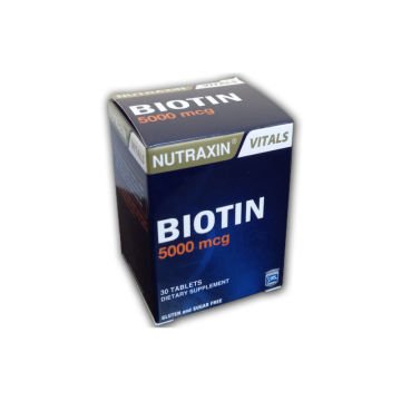Nutraxin Biotin 5000mcg  30 Tablet