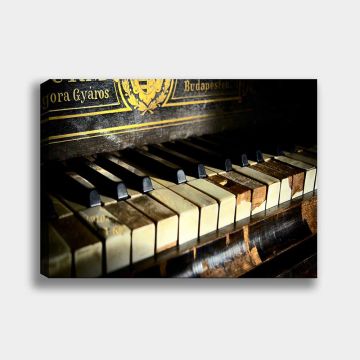 Piyano Dekoratif Kanvas Tablo