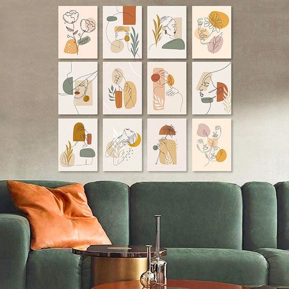 12 Parçalı Mdf Set Tablo