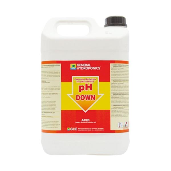 General Hydroponics pH Down 5 litre