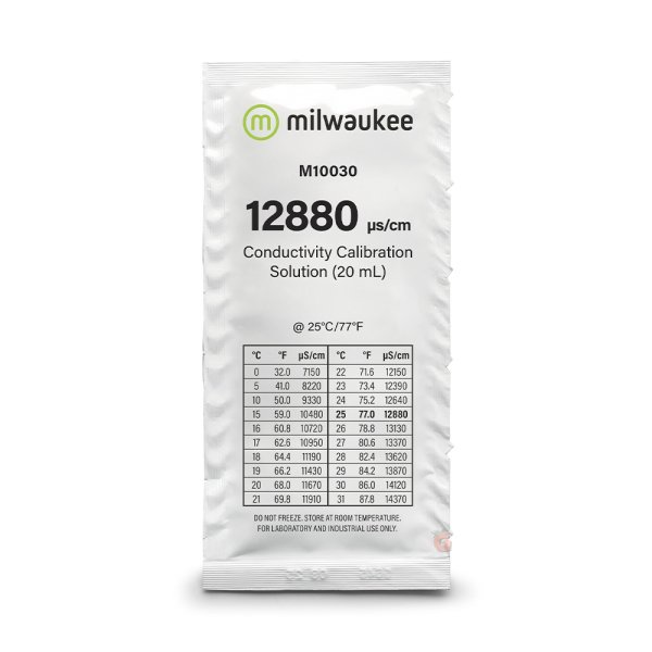 Milwaukee 12880 µS/cm Prob İletkenlik Kalibrasyon Sıvısı 20 ml