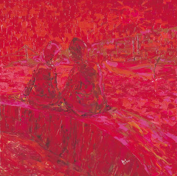 Kanvas Tablo - Apollon Red