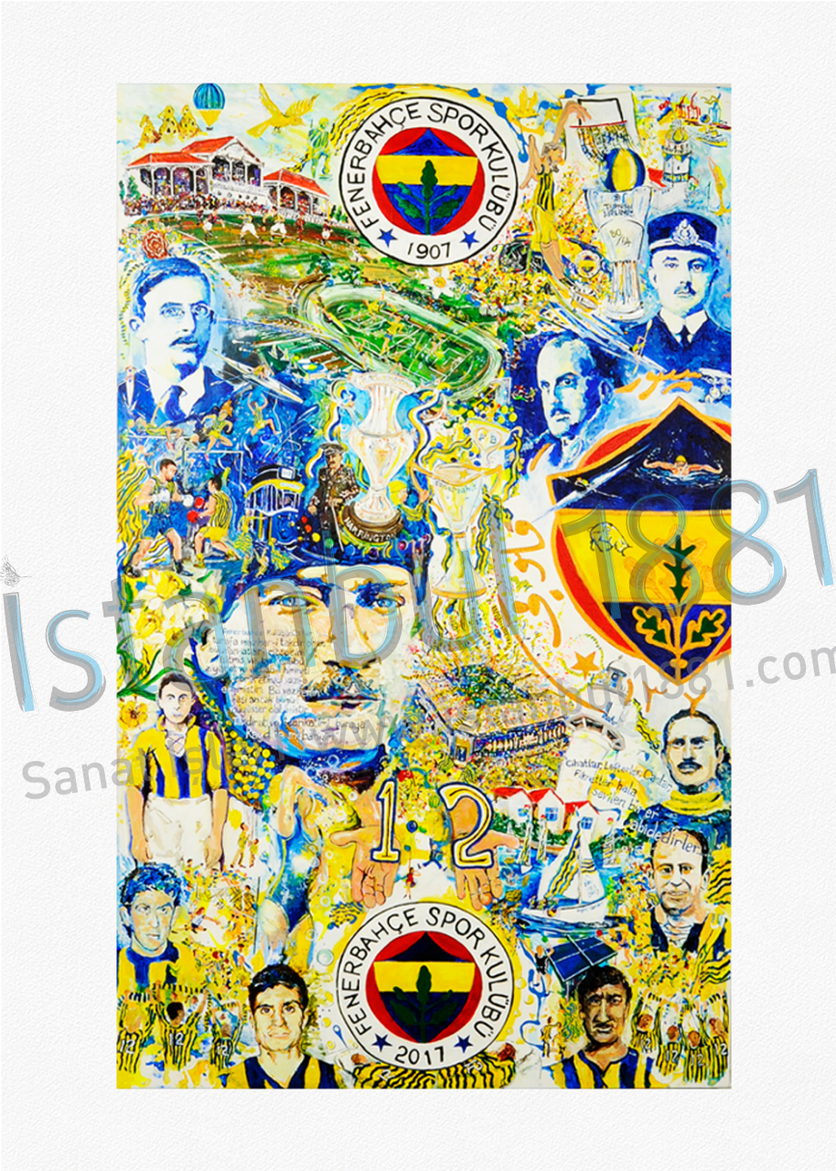 Fine Art Baskı - Fenerbahçe 110 Years