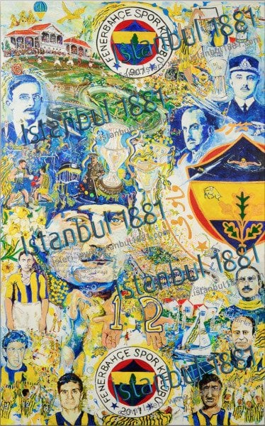 Kanvas Tablo - Fenerbahçe 110 Years
