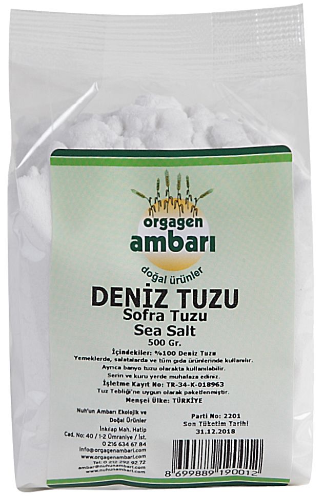 Orgagen Ambarı Deniz Tuzu 500 gr