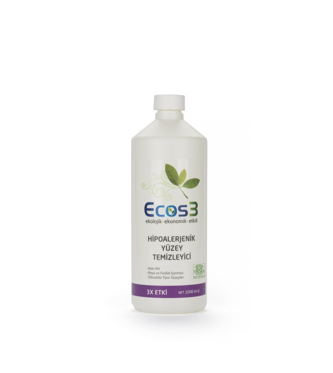 Ecos3 Hipoalarjenik Yüzey Temizleyici 1000ml