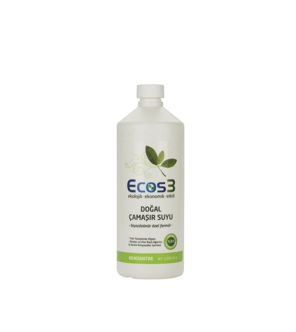 Ecos3 Doğal Çamaşır Suyu 1000 ml