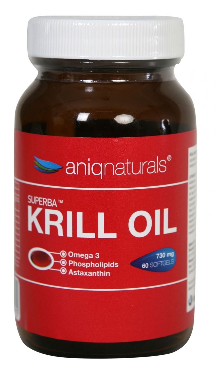 SUPERBA KRILL OIL 60 SOFTJEL GLASS JAR