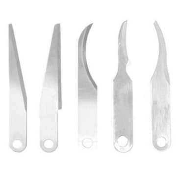 No.7 Sap için Muhtelif Maket Bıçağı Ucu 5 li pk.