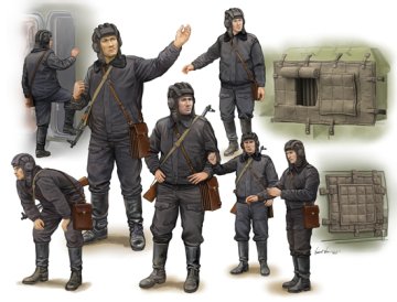 1/35 Soviet Soldier-SCUD B Crew