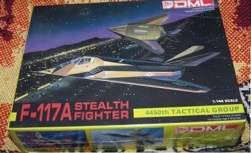 1/144 F-117A STEALTH FIGHTER DML NO:4521