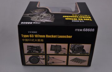 1/6Type 63 107mm Rocket Launcher (Hazır model)